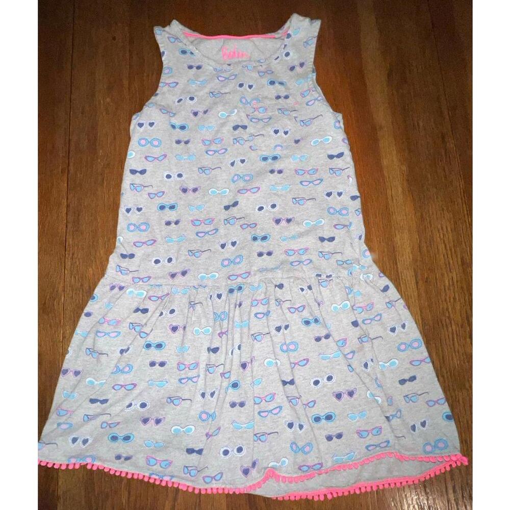 Boden Girls Summer Jumper‎ Dress 9-10 y Glasses Theme